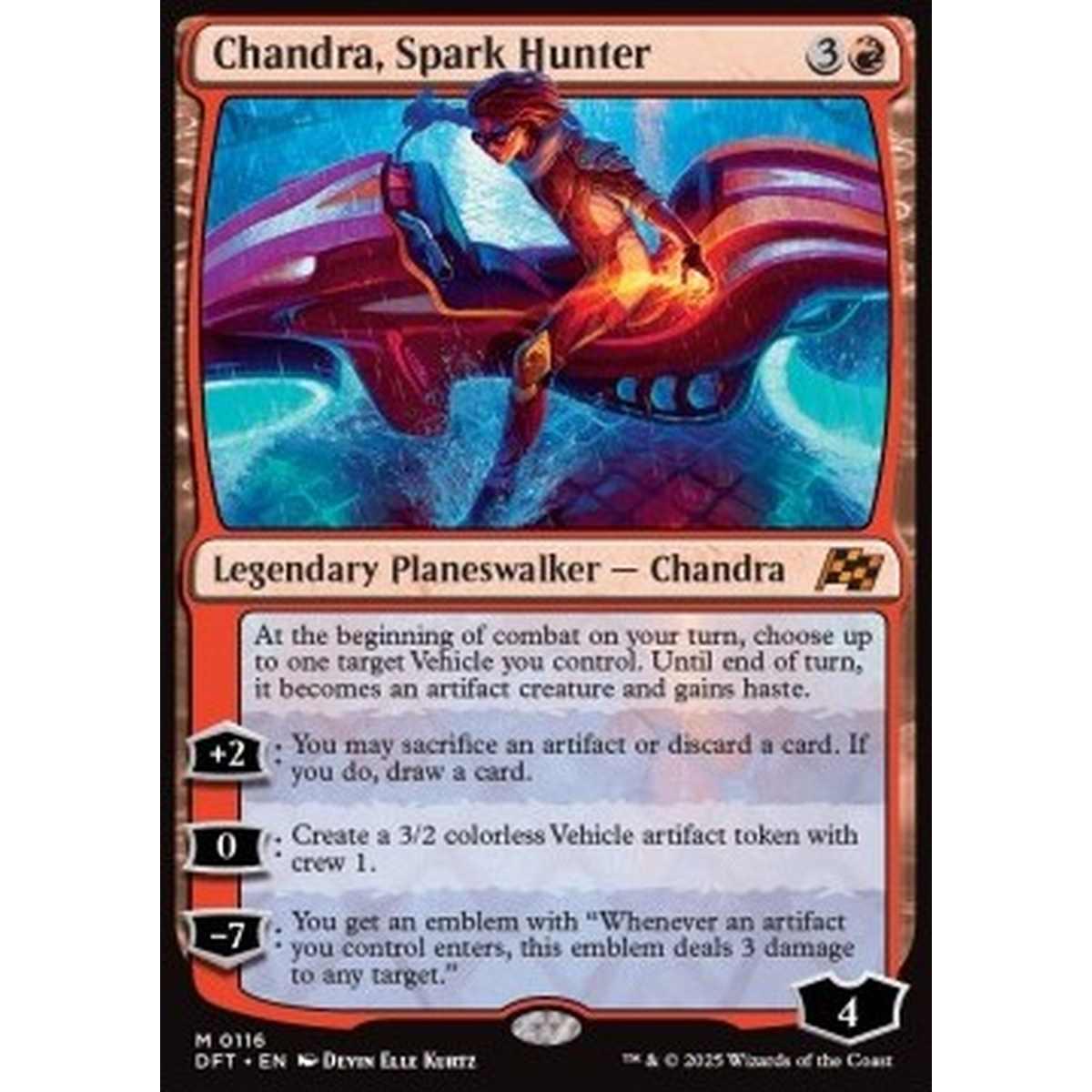 Chandra, Spark Hunter - Chandra, Spark Hunter - [DFT] [NM] [Foil]