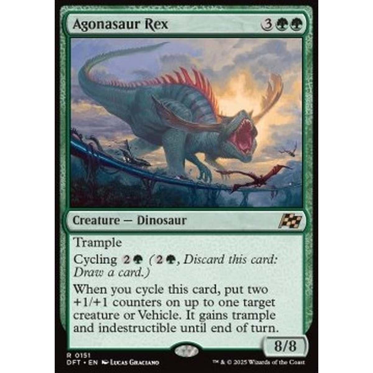 Agonasaur Rex - Agonasaur Rex - [DFT] [NM] [Foil]