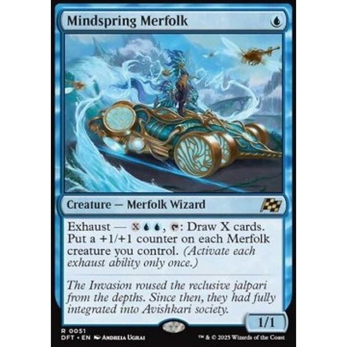 Mindspring Merfolk - Mindspring Merfolk - [DFT] [NM] [Foil]