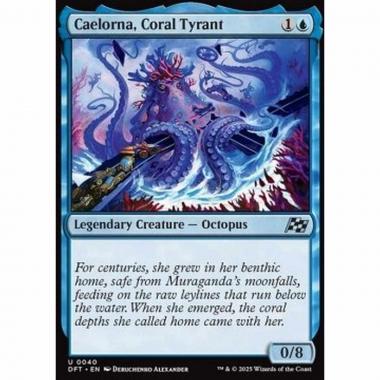 Caelorna, Coral Tyrant - Caelorna, Coral Tyrant - [DFT] [NM] [Foil]