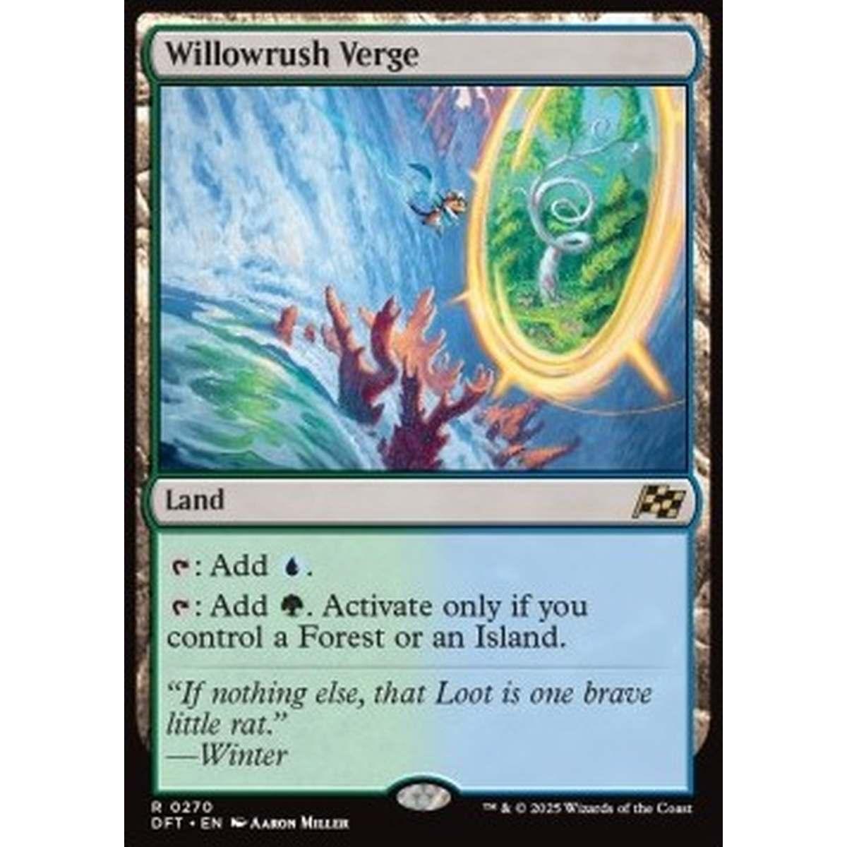 Willowrush Verge - Willowrush Verge - [DFT] [NM] [Foil]