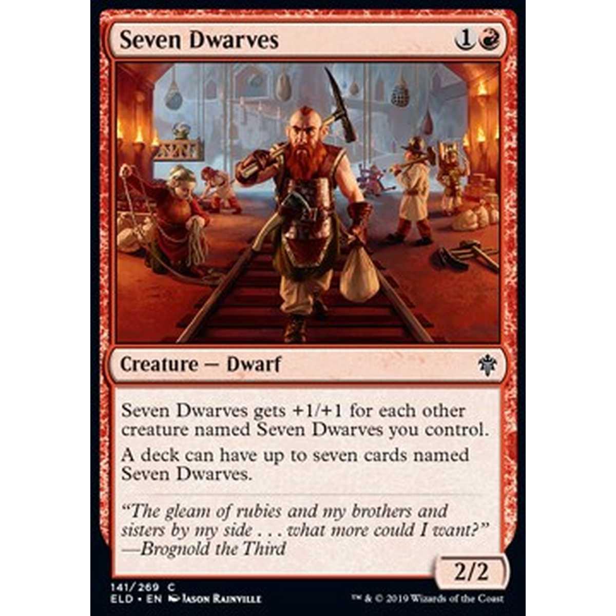 Seven Dwarves - Sette Nani - [ELD] [NM]