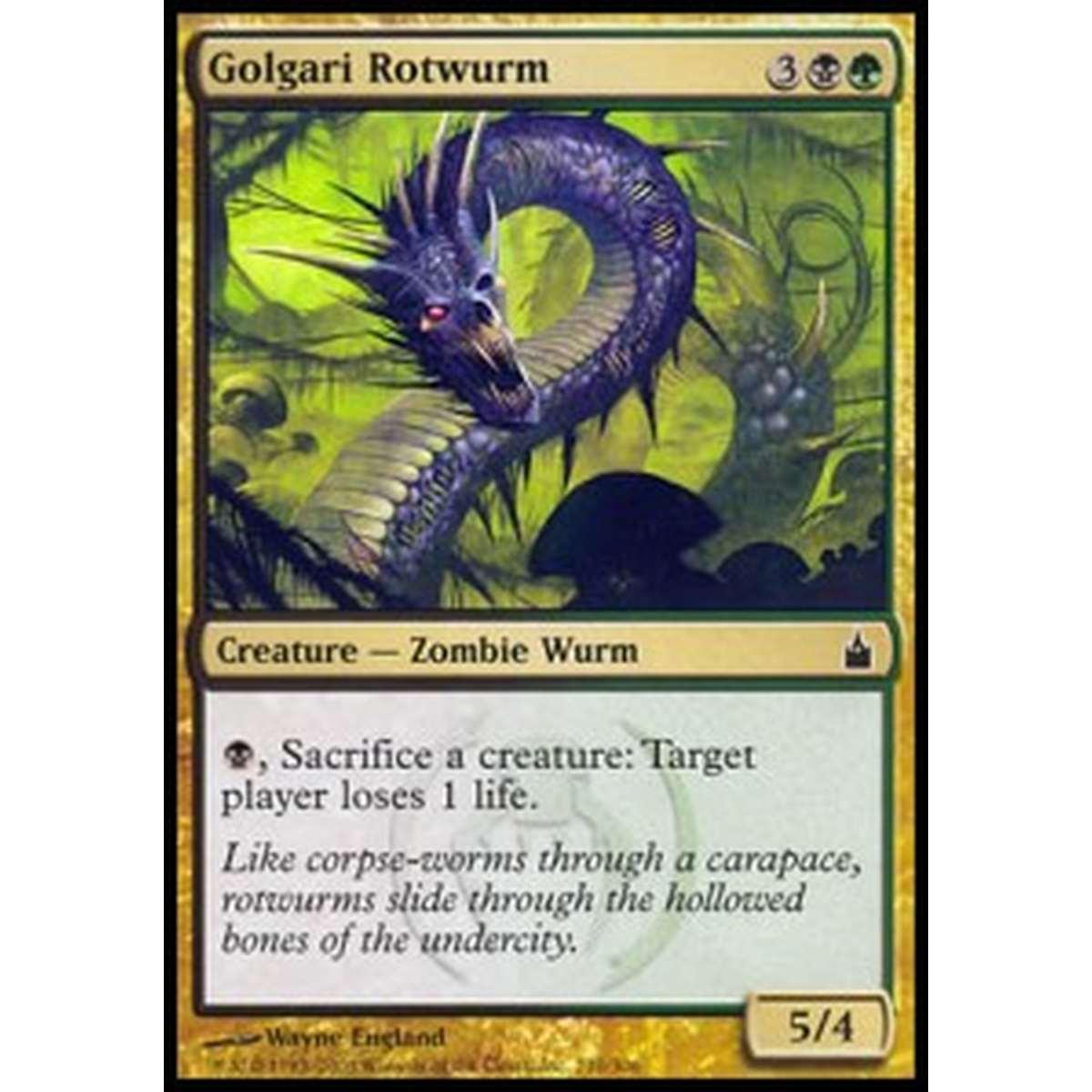 Golgari Rotwurm - Wurm Putrescente Golgari - [RAV] [EX]