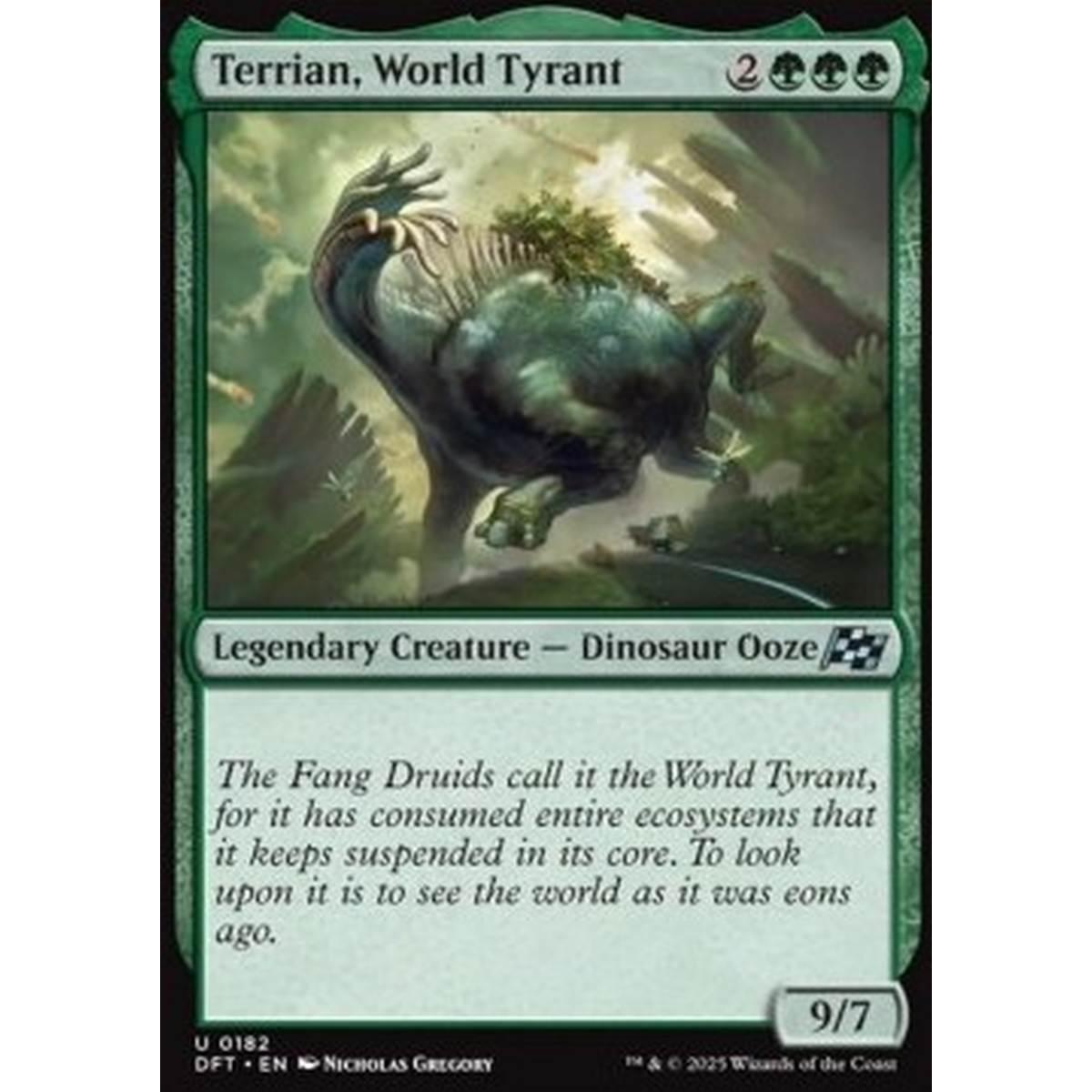 Terrian, World Tyrant - Terrian, World Tyrant - [DFT] [NM] [Foil]