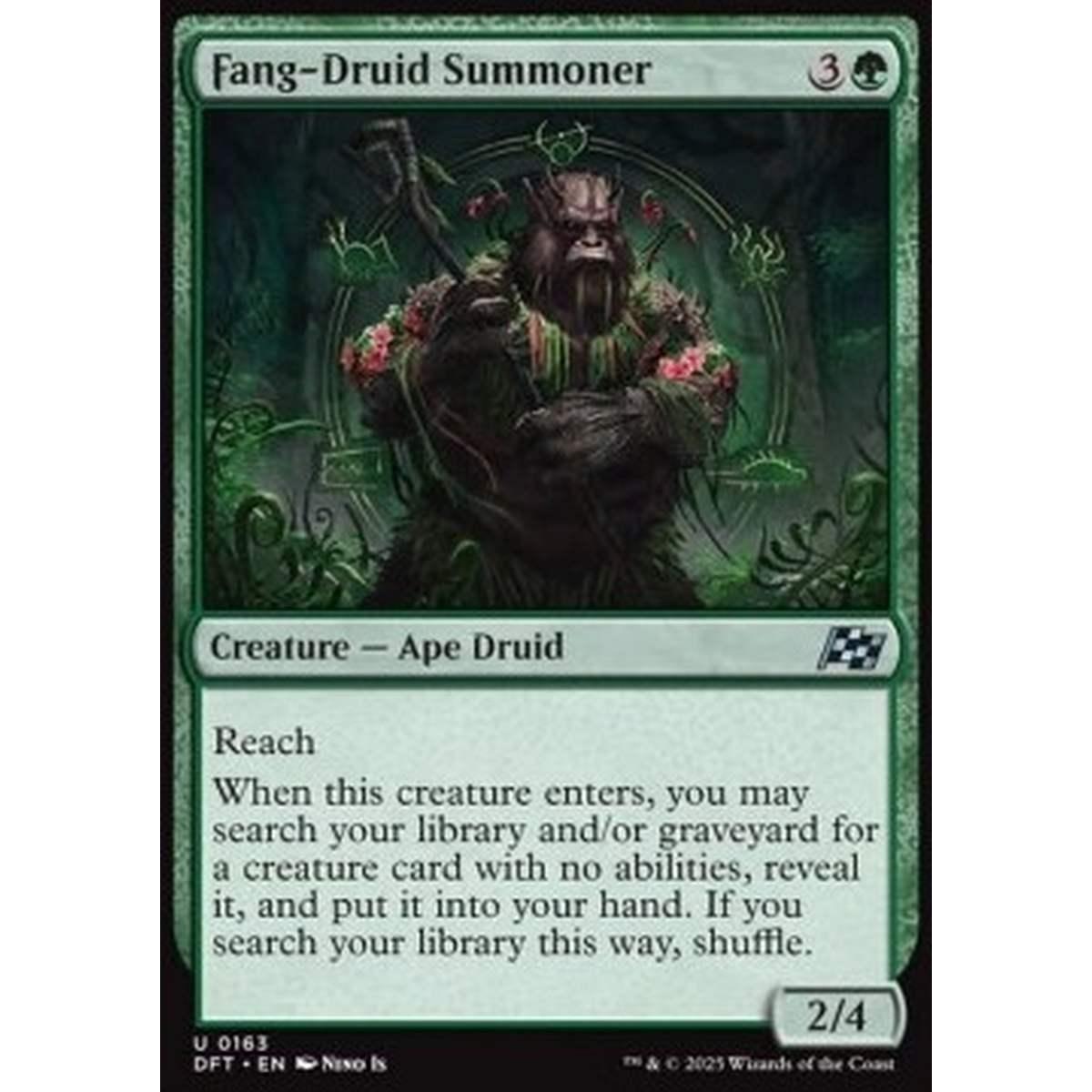 Fang-Druid Summoner - Fang-Druid Summoner - [DFT] [NM] [Foil]