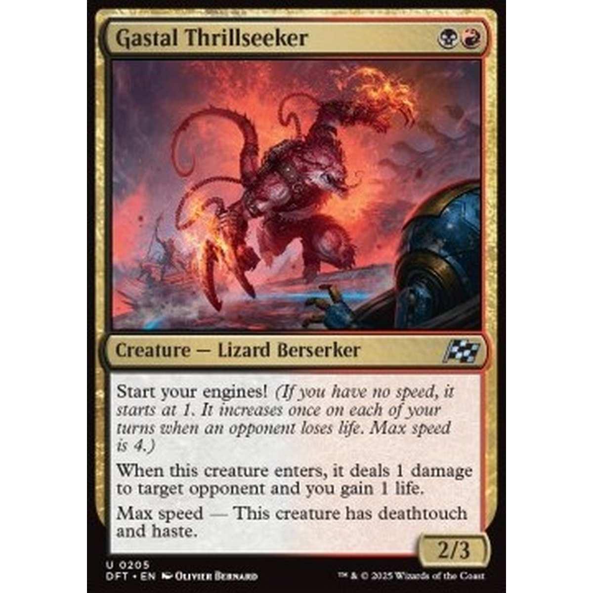 Gastal Thrillseeker - Gastal Thrillseeker - [DFT] [NM] [Foil]