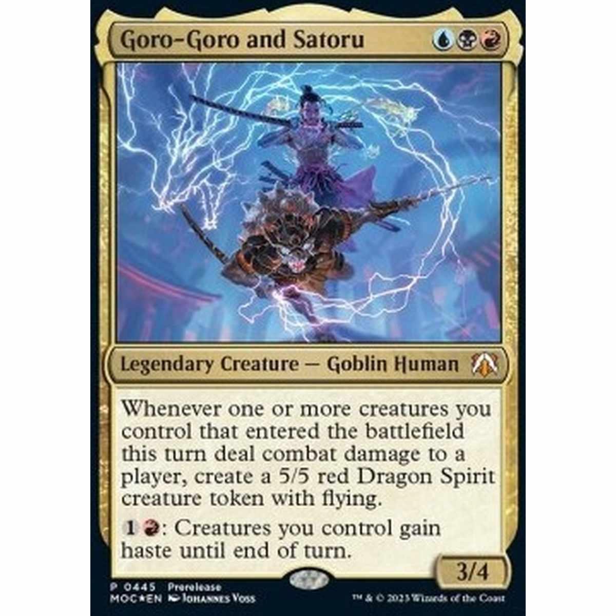 Goro-Goro and Satoru (V.1) - Goro-Goro and Satoru (V.1) - [XMOC] [NM] [Foil]