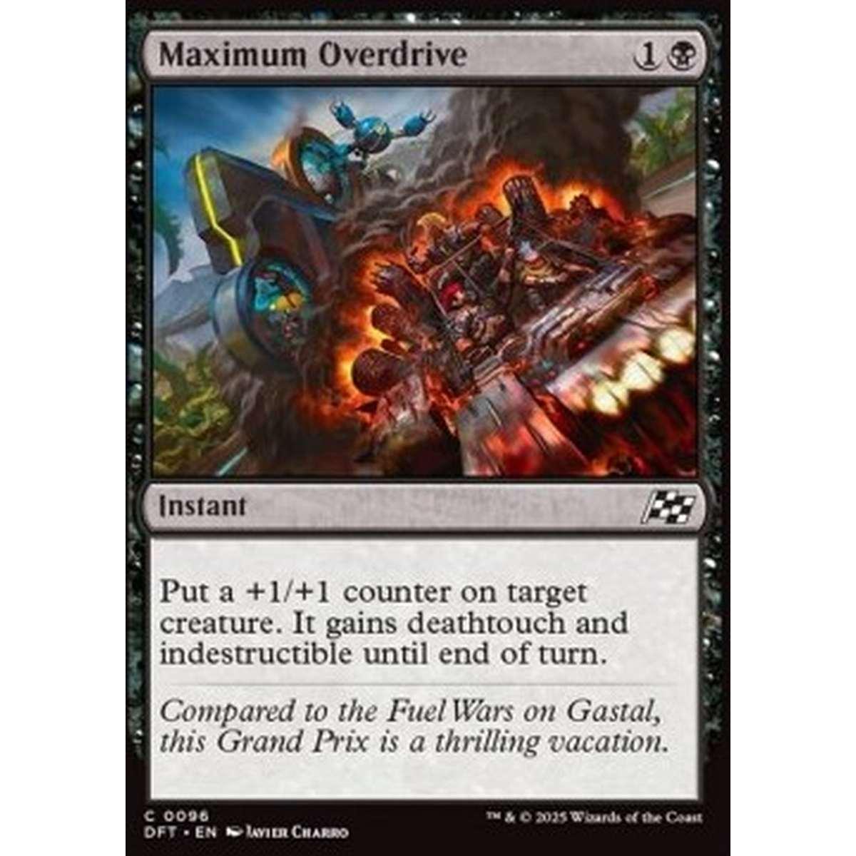Maximum Overdrive - Maximum Overdrive - [DFT] [NM] [Foil]