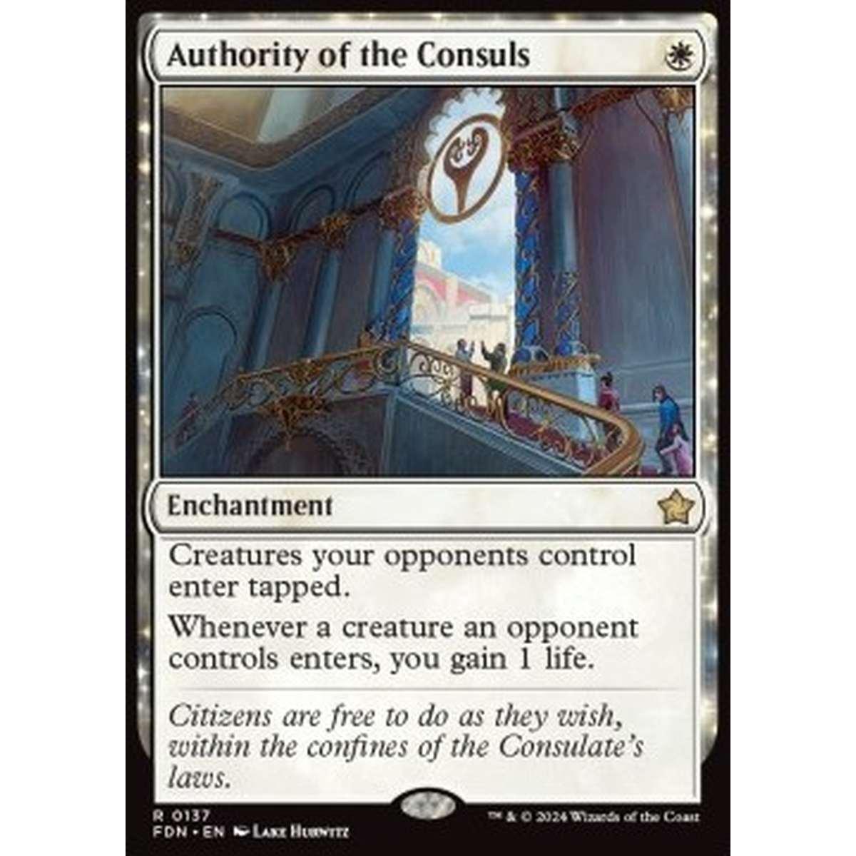 Authority of the Consuls - Authority of the Consuls - [FDN] [NM]