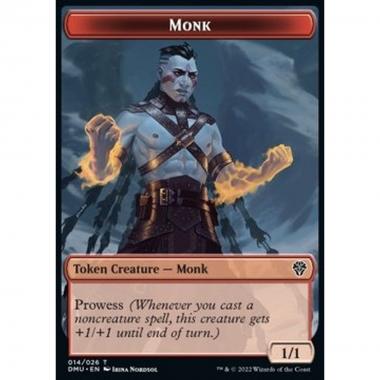 Monk Token (Red 1/1) - Monk Token (Red 1/1) - [XDMU] [NM]