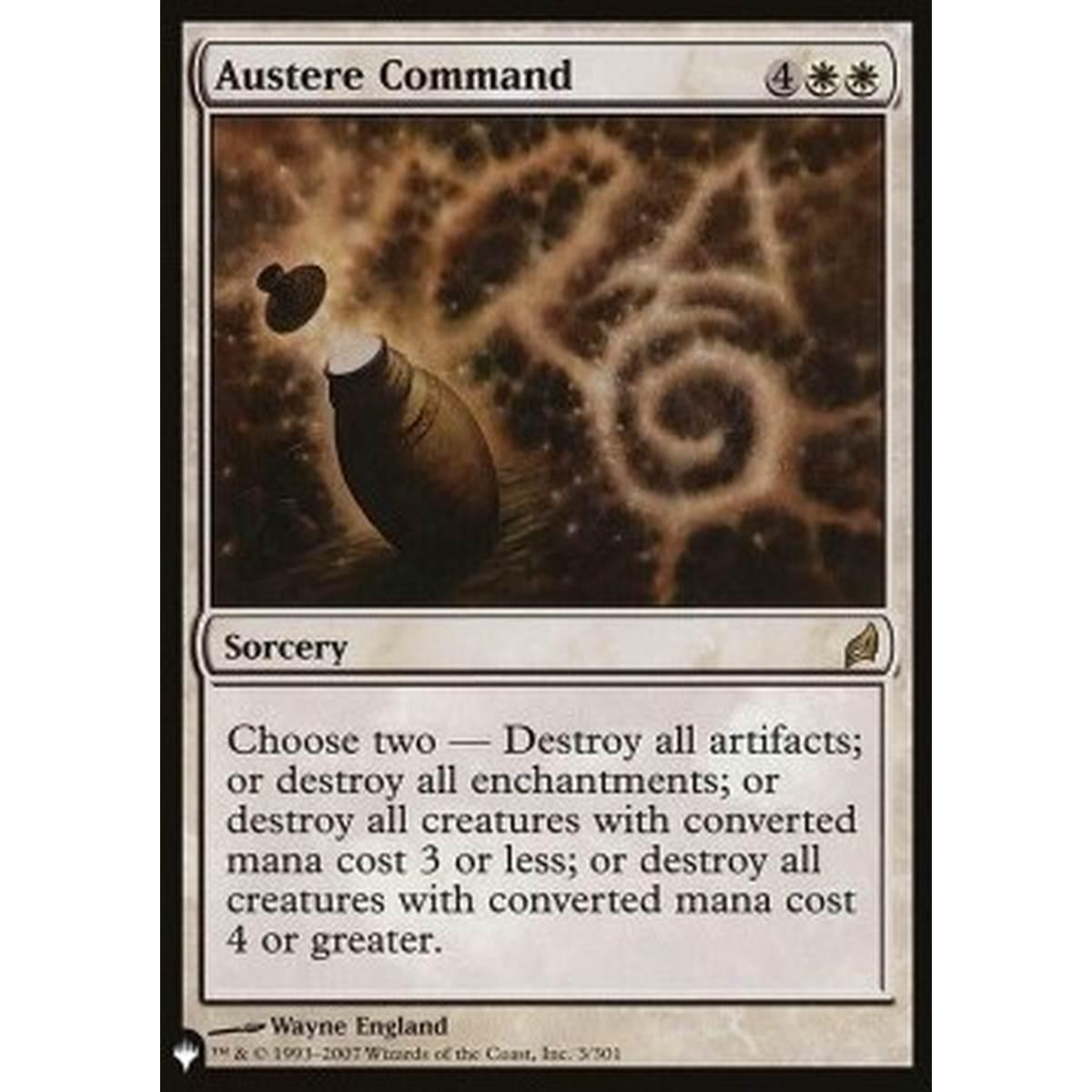 Austere Command - Austere Command - [ZNL] [NM]