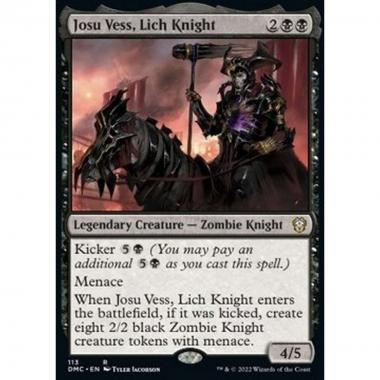 Josu Vess, Lich Knight - Josu Vess, Lich Knight - [DMC] [NM]