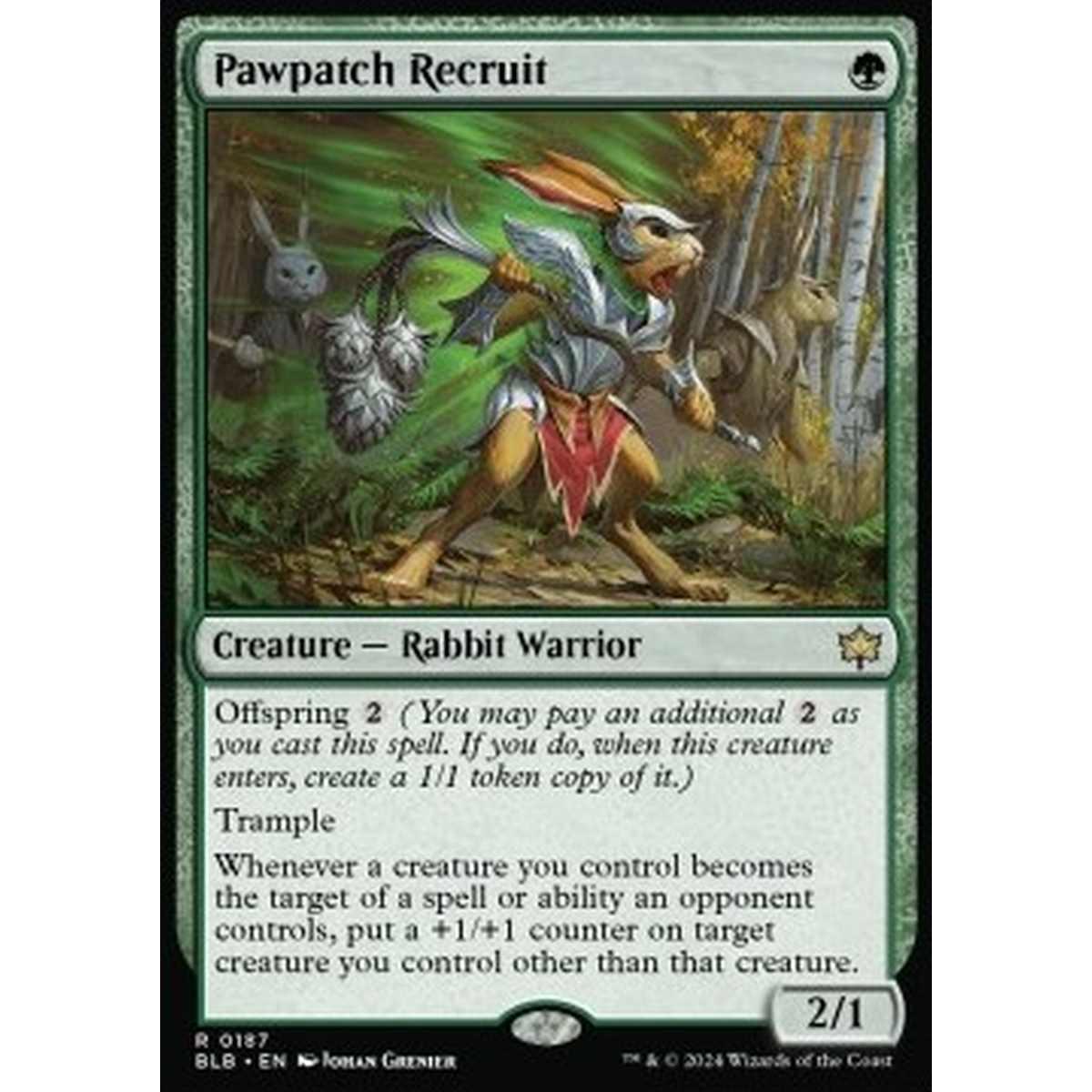Pawpatch Recruit - Pawpatch Recruit - [BLB] [NM]