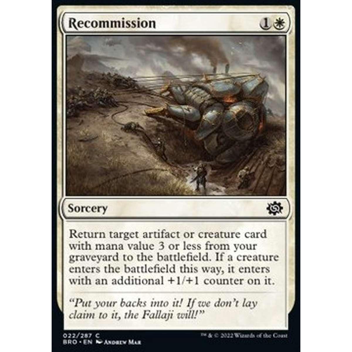 Recommission - Recommission - [BRO] [NM]