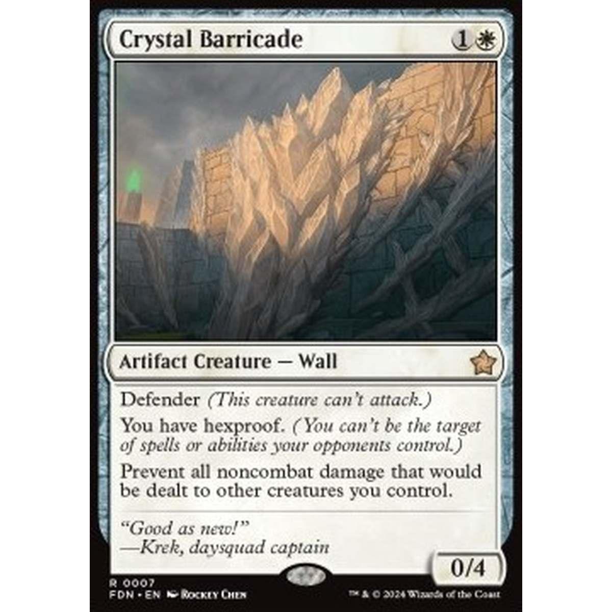 Crystal Barricade - Crystal Barricade - [FDN] [NM]