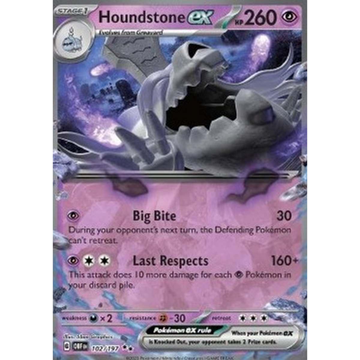 Houndstone ex  - Houndstone ex  - [OBF] [NM]