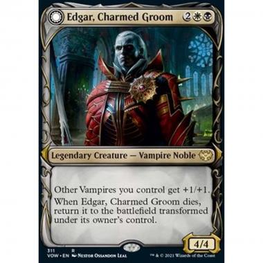 Edgar, Charmed Groom // Edgar Markov's Coffin (V.1) - Edgar, Charmed Groom // Edgar Markov's Coffin (V.1) - [XVOW] [NM]
