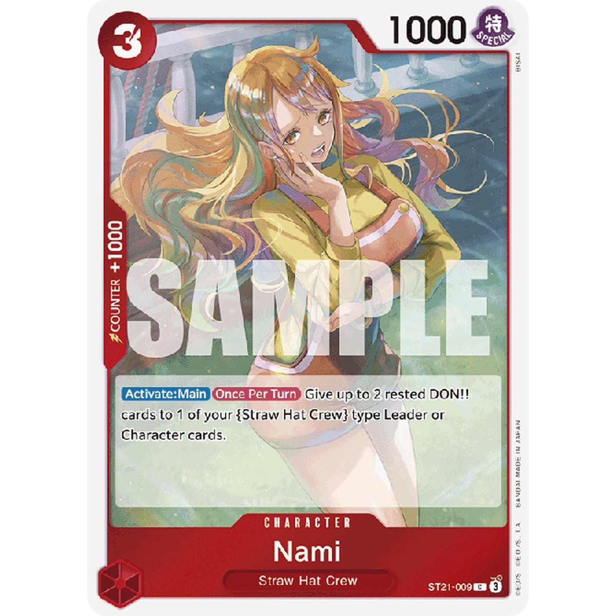 Nami (ST21-009) (V.1) - Nami (ST21-009) (V.1) - [ST-21] [NM]
