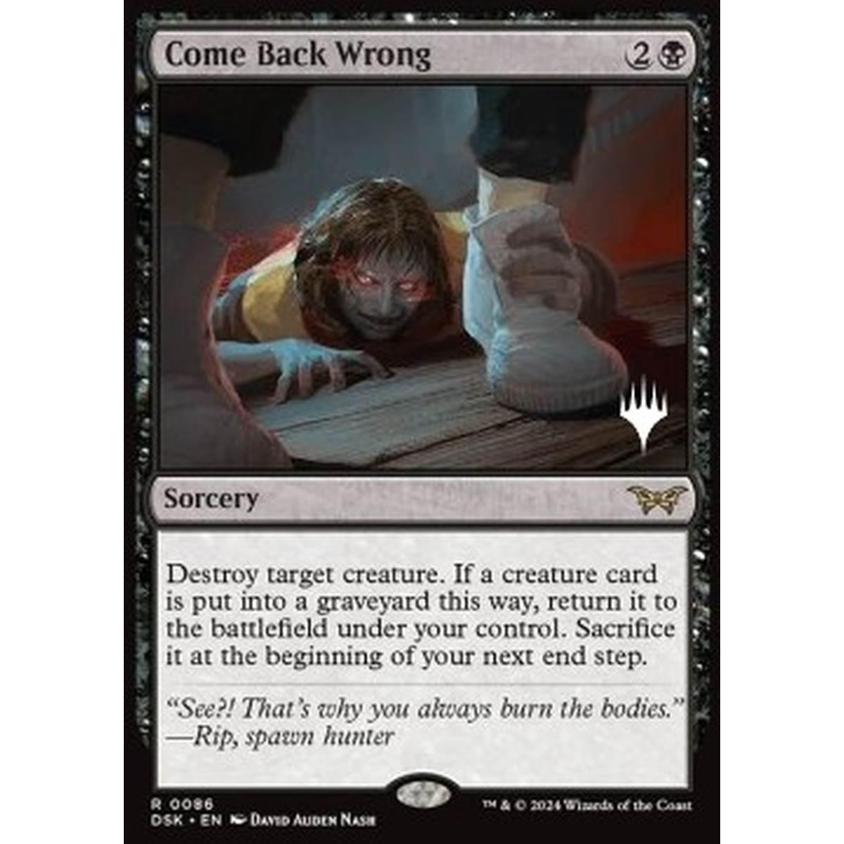 Come Back Wrong (V.2) - Come Back Wrong (V.2) - [PDSK][NM] [Foil]