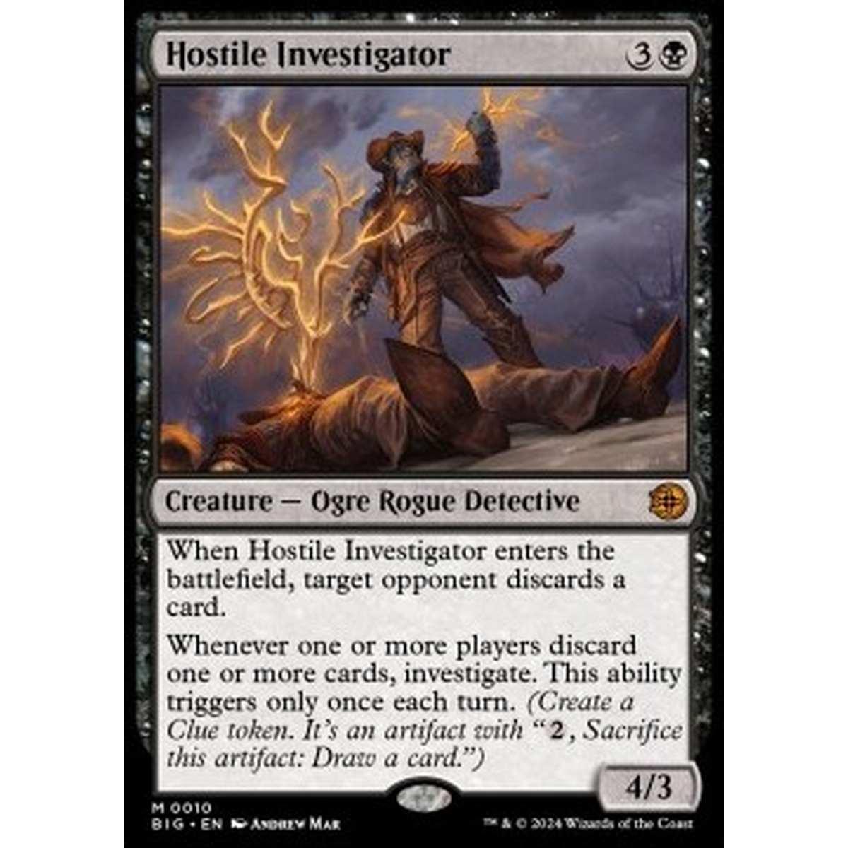 Hostile Investigator (V.1) - Hostile Investigator (V.1) - [BIG][NM] [Foil]