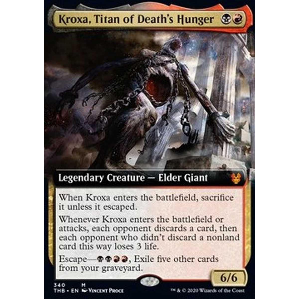 Kroxa, Titan of Death's Hunger - ­ã®é£¢ãã®ãã¤ããã€ã¯ã­ã¯ã - [XTHB][NM] [Foil]