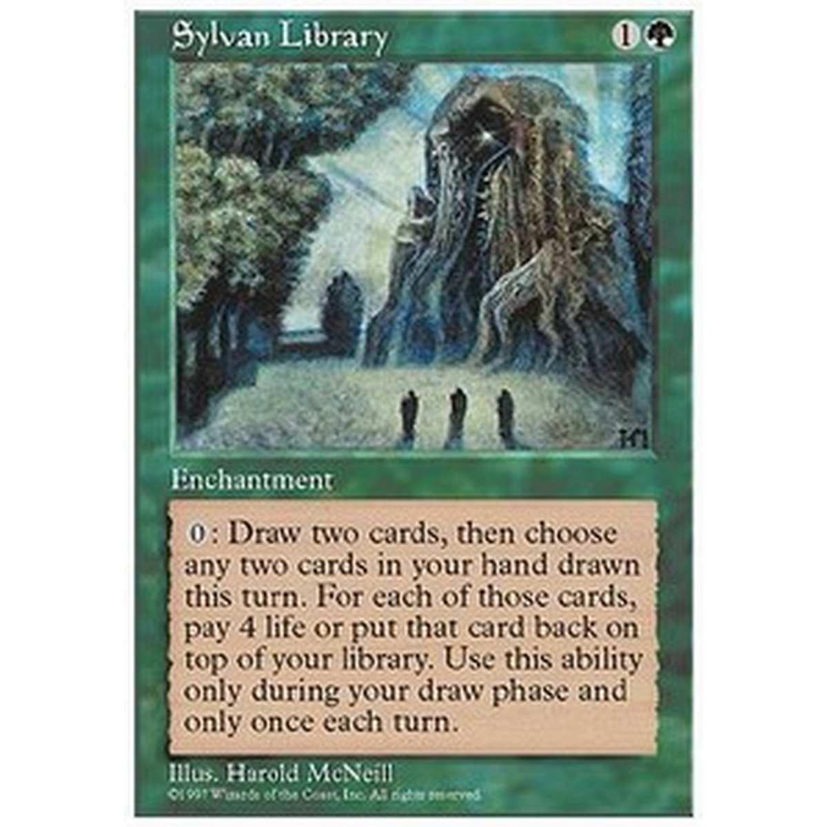 Sylvan Library - Sylvan Library - [5ED][EX]