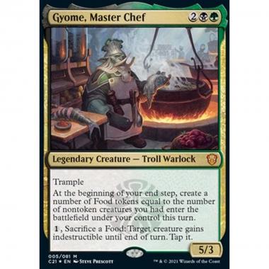 Gyome, Master Chef - Gyome, Capo Cuoco - [C21][NM] [Foil]
