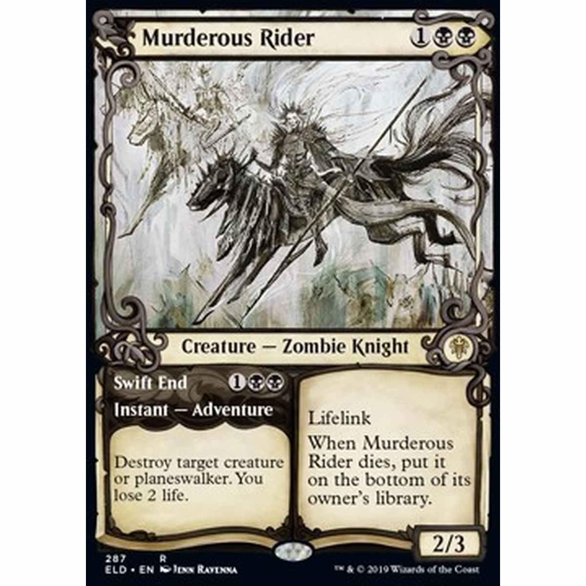 Murderous Rider // Swift End - Cavalcante Omicida // Fine Repentina - [XELD][NM]
