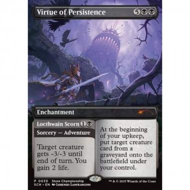 Virtue of Persistence // Locthwain Scorn - Virtue of Persistence // Locthwain Scorn - [SCH][NM] [Foil]