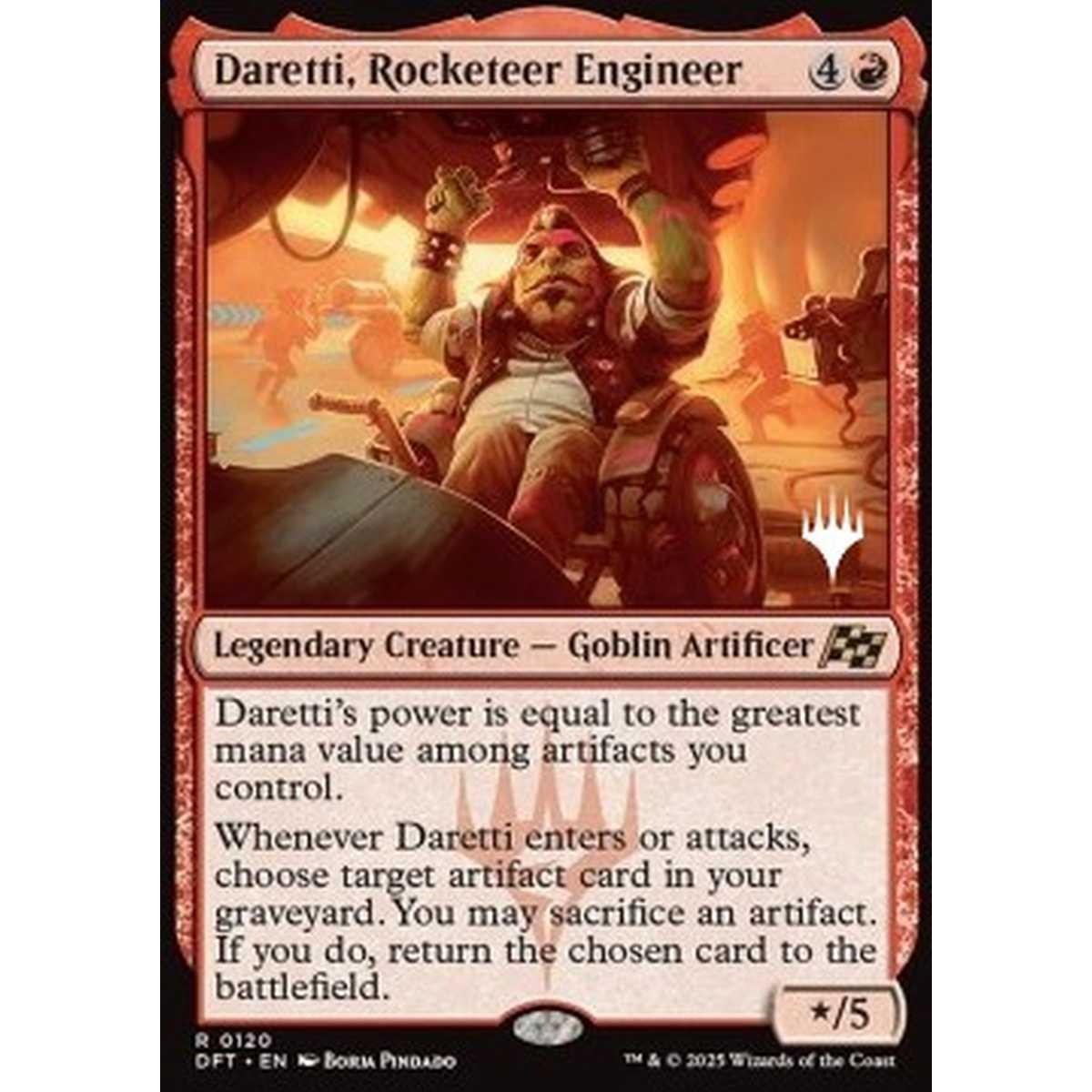 Daretti, Rocketeer Engineer (V.2) - Daretti, Rocketeer Engineer (V.2) - [PDFT][NM] [Foil]