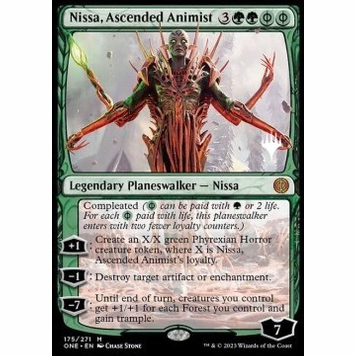 Nissa, Ascended Animist (V.2) - Nissa, Ascended Animist (V.2) - [PONE][NM]