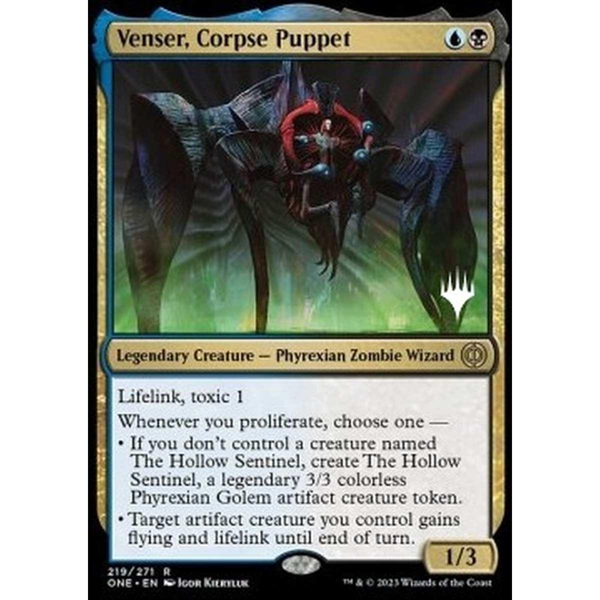 Venser, Corpse Puppet (V.2) - Venser, Corpse Puppet (V.2) - [PONE][NM] [Foil]