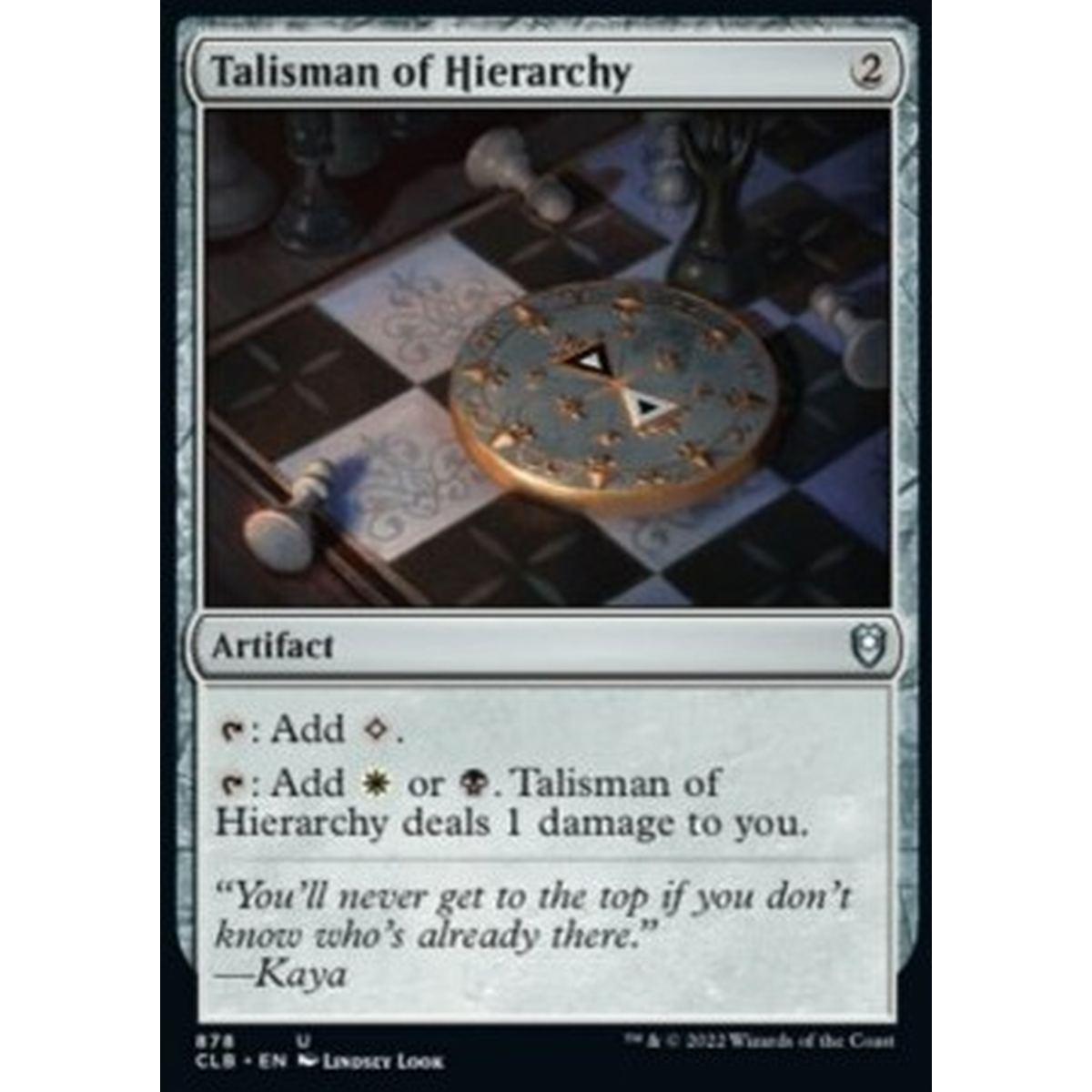 Talisman of Hierarchy - Talismano della Gerarchia - [XCLB][EX]