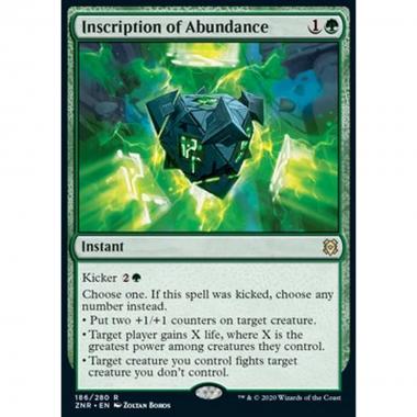 Inscription of Abundance - Inscription of Abundance - [ZNR][NM]