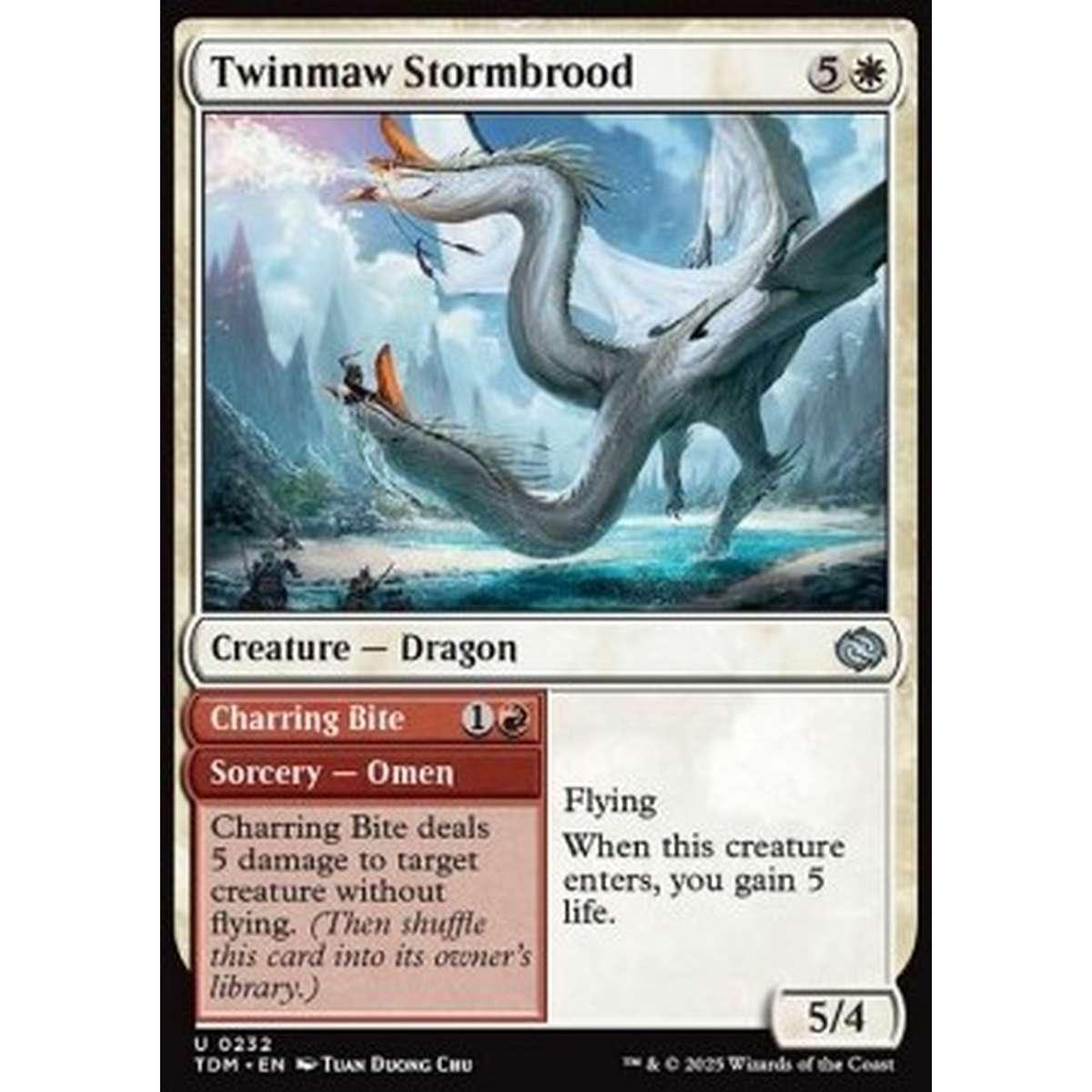 Twinmaw Stormbrood // Charring Bite - Twinmaw Stormbrood // Charring Bite - [TDM][NM]