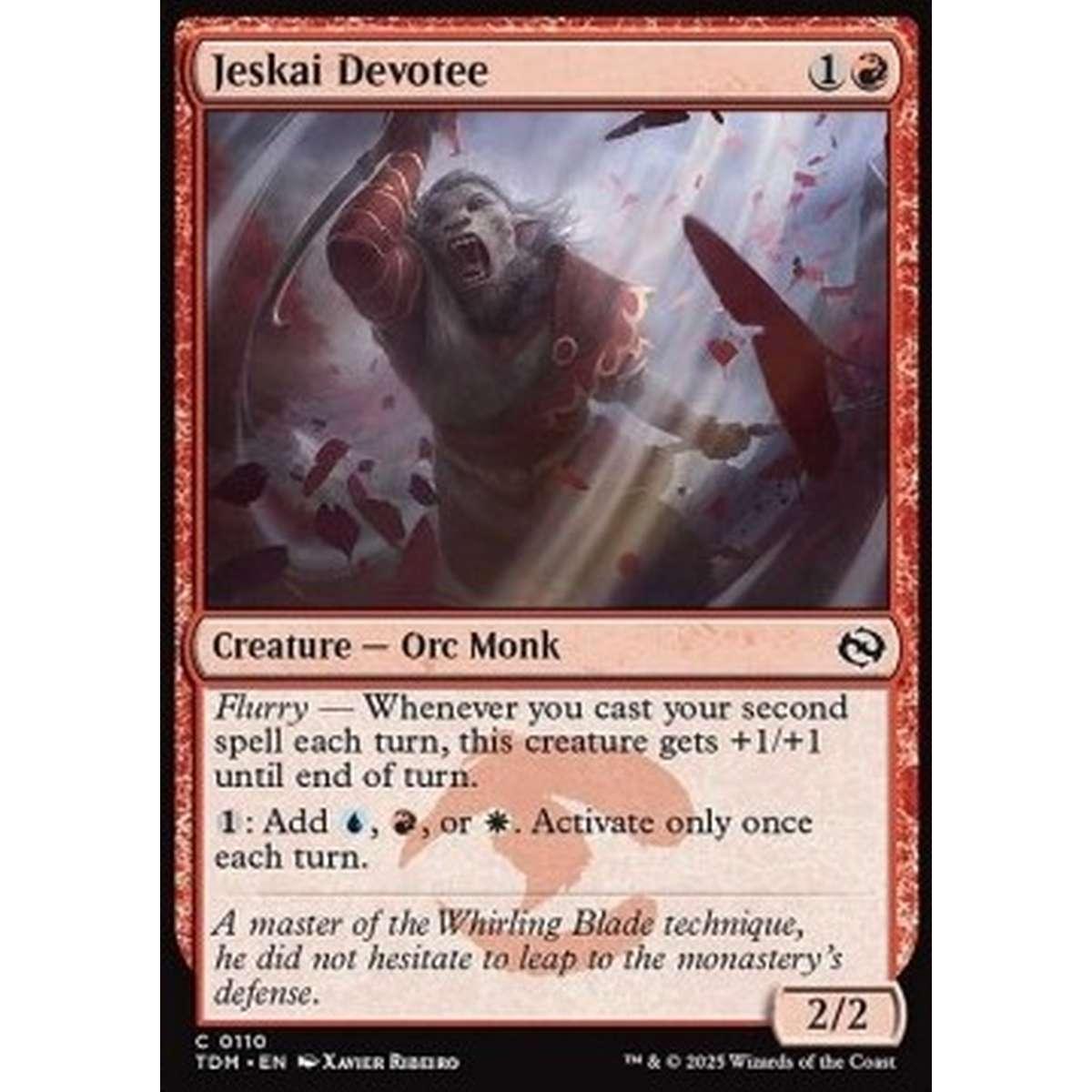 Jeskai Devotee - Jeskai Devotee - [TDM][NM]