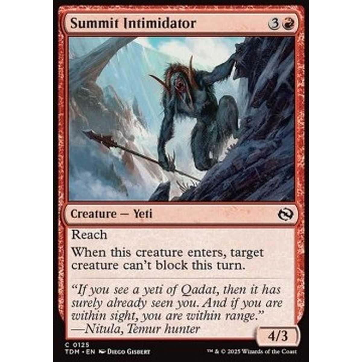 Summit Intimidator - Summit Intimidator - [TDM][NM]