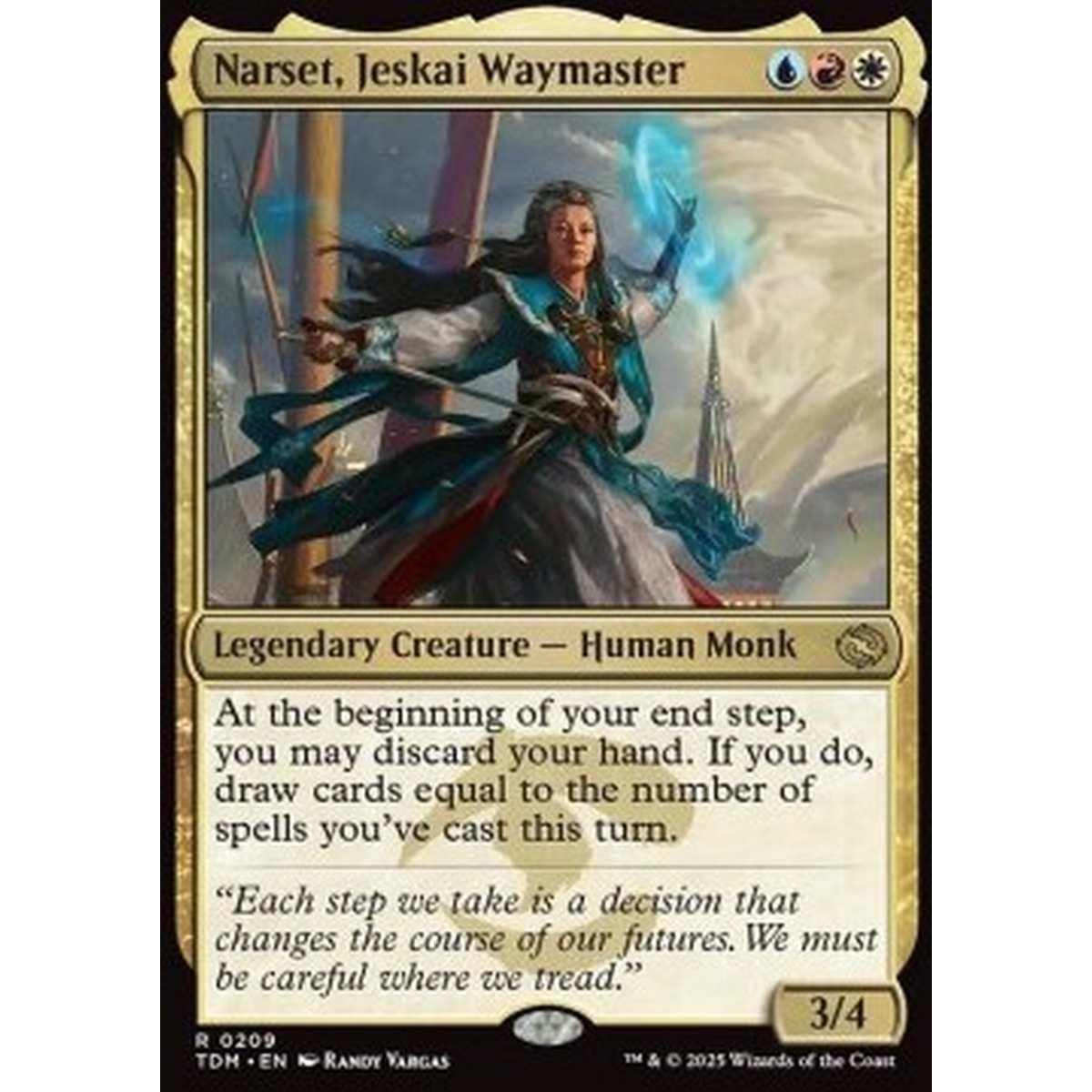 Narset, Jeskai Waymaster - Narset, Jeskai Waymaster - [TDM][NM]
