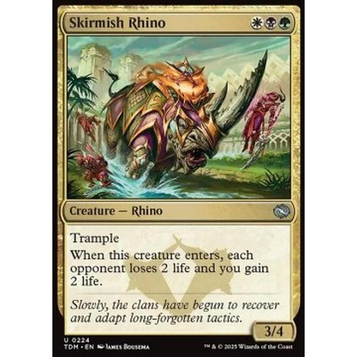 Skirmish Rhino - Skirmish Rhino - [TDM][NM]
