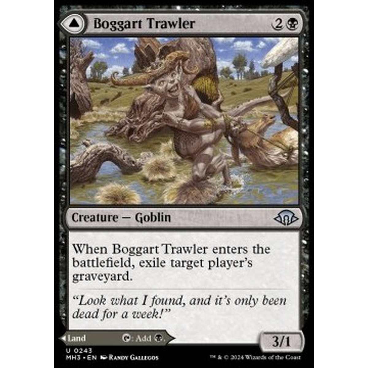 Boggart Trawler // Boggart Bog - Boggart Trawler // Boggart Bog - [MH3][NM] [Foil]