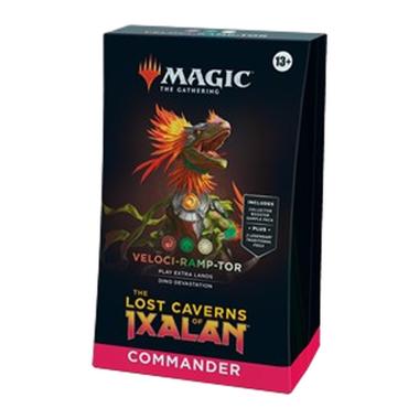 Commander: The Lost Caverns of Ixalan: ""Veloci-Ramp-Tor"" Commander Deck - Commander: The Lost Caverns of Ixalan: ""Veloci-Ramp-Tor"" Commander Deck - [Sealed]