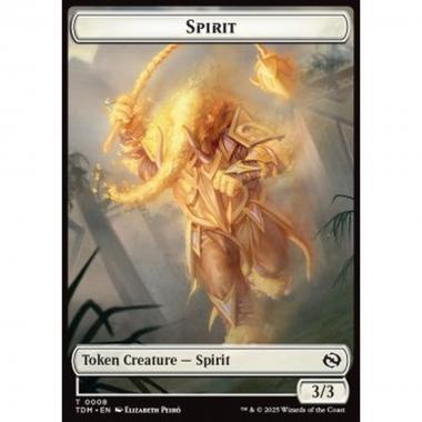 Spirit Token (W 3/3) // Spirit Token (W */*) - Spirit Token (W 3/3) // Spirit Token (W */*) - [TTDM][NM]