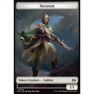 Soldier Token (W 1/1) // Soldier Token (W 2/2) - Soldier Token (W 1/1) // Soldier Token (W 2/2) - [TTDM][NM]