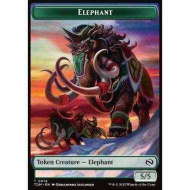 Elephant Token (G 5/5) // Treasure Token - Elephant Token (G 5/5) // Treasure Token - [TTDM][NM]