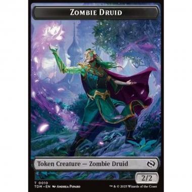 Zombie Druid Token (B 2/2) // Treasure Token - Zombie Druid Token (B 2/2) // Treasure Token - [TTDM][NM]