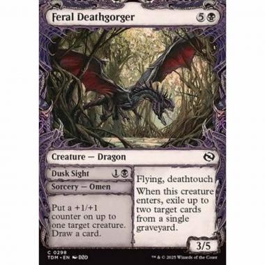 Feral Deathgorger // Dusk Sight - Feral Deathgorger // Dusk Sight - [XTDM][NM]