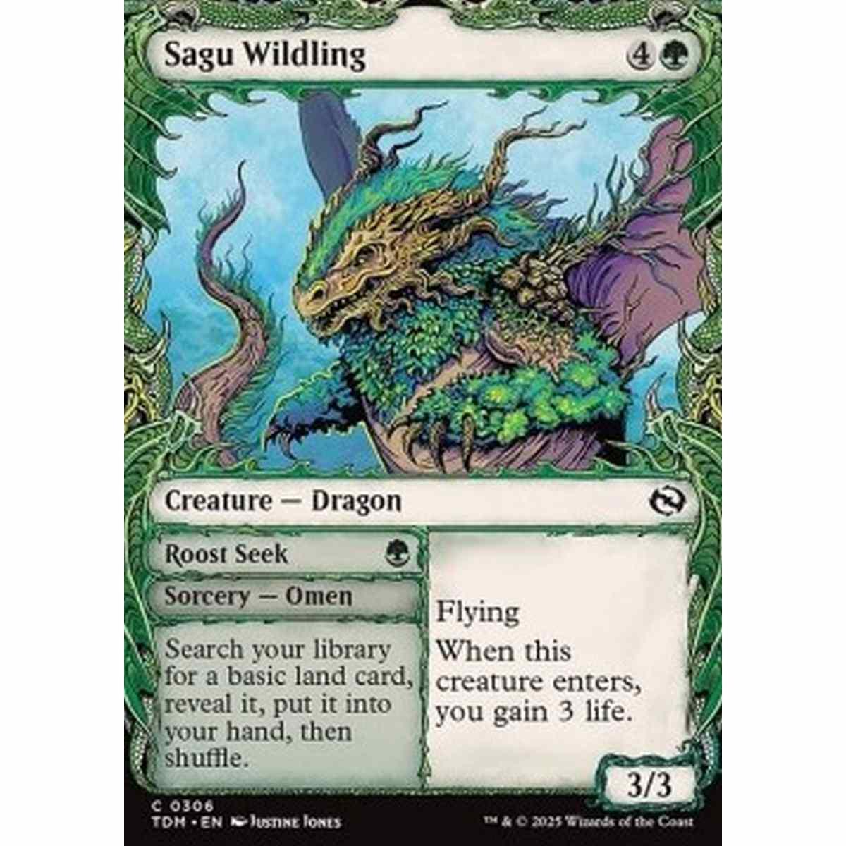 Sagu Wildling // Roost Seek - Sagu Wildling // Roost Seek - [XTDM][NM]