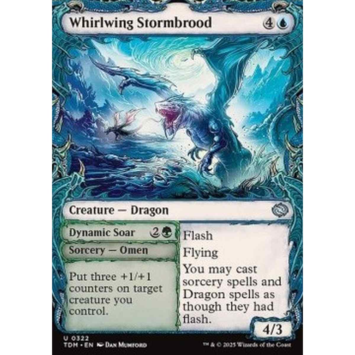 Whirlwing Stormbrood // Dynamic Soar - Whirlwing Stormbrood // Dynamic Soar - [XTDM][NM]