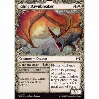 Riling Dawnbreaker // Signaling Roar - Riling Dawnbreaker // Signaling Roar - [XTDM][NM] [Foil]