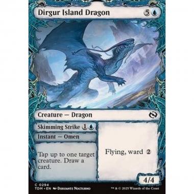 Dirgur Island Dragon // Skimming Strike - Dirgur Island Dragon // Skimming Strike - [XTDM][NM] [Foil]